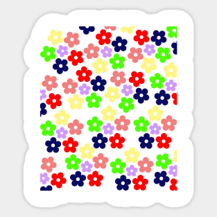 Bib flower -  Flower Pattern Sticker